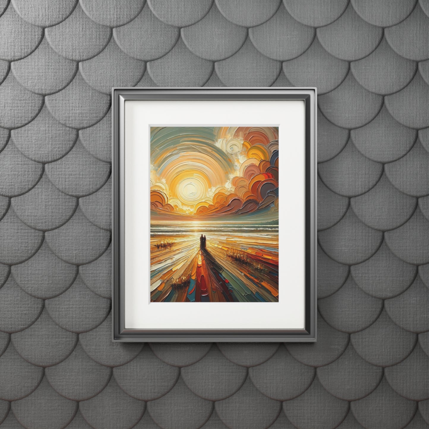 “The Peace That Guards” – Biblical Art Print | Inspired by Philippians 4:6–7
