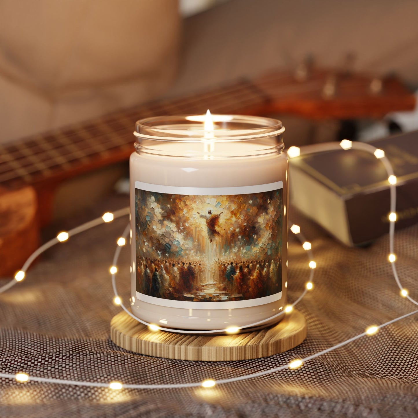 "The Gift of Grace" – Scented Soy Candle | Biblical Art Inspired by Romans 6:23