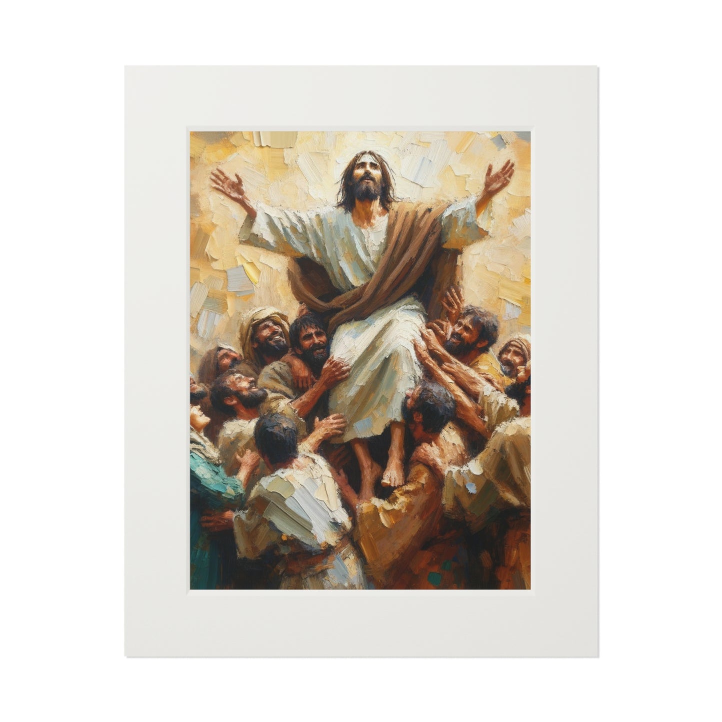 “The Savior’s Mission” – Biblical Art Print | Inspired by John 3:17