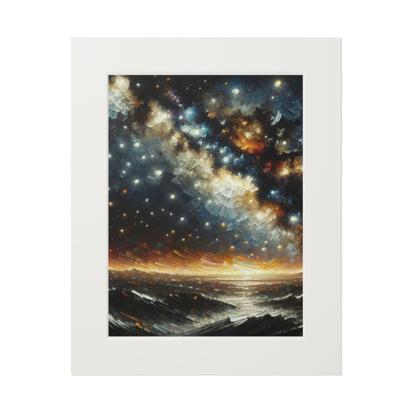 “Named Among the Stars” – Biblical Art Print | Inspired by Psalm 147:4
