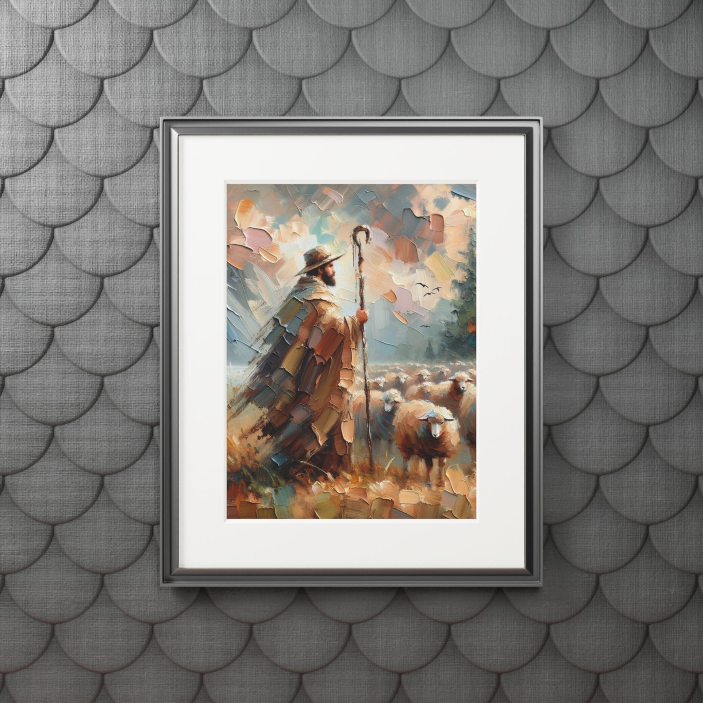 “Never Forsaken” – Biblical Art Print | Inspired by Hebrews 13:5