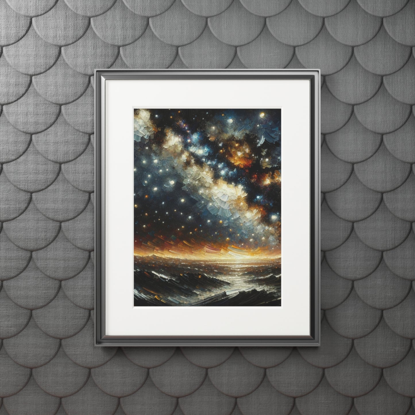 “Named Among the Stars” – Biblical Art Print | Inspired by Psalm 147:4