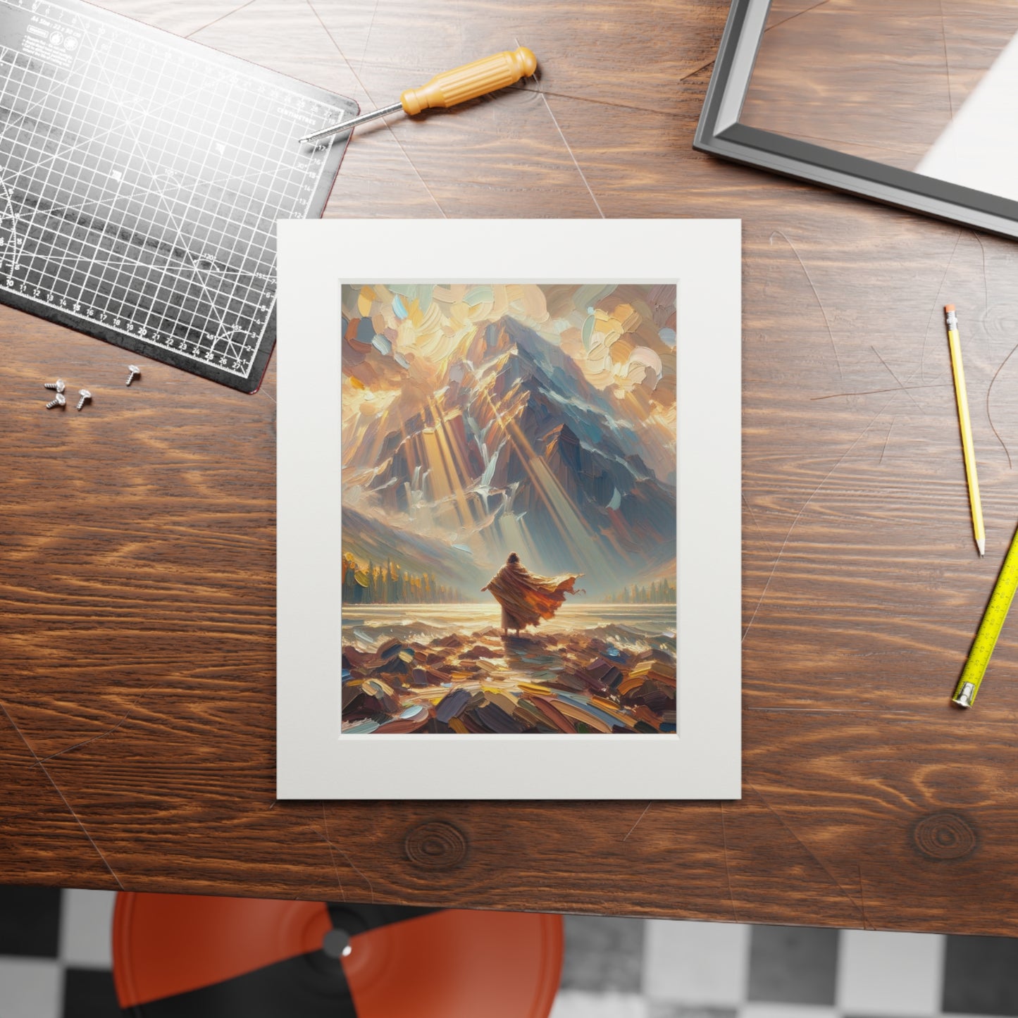 “Strength Through Christ” – Biblical Art Print | Inspired by Philippians 4:13