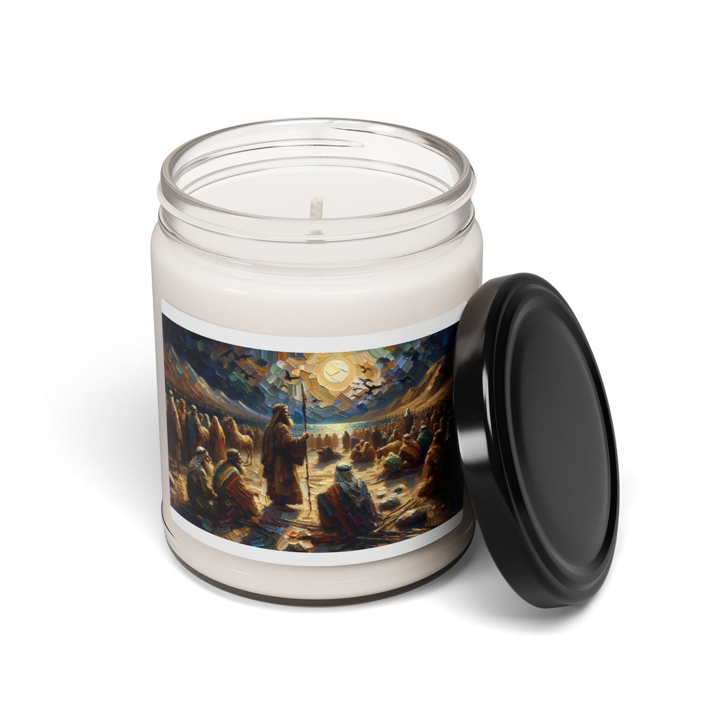 "Seeking the Light" – Scented Soy Candle | Biblical Art Inspired by John 3:1