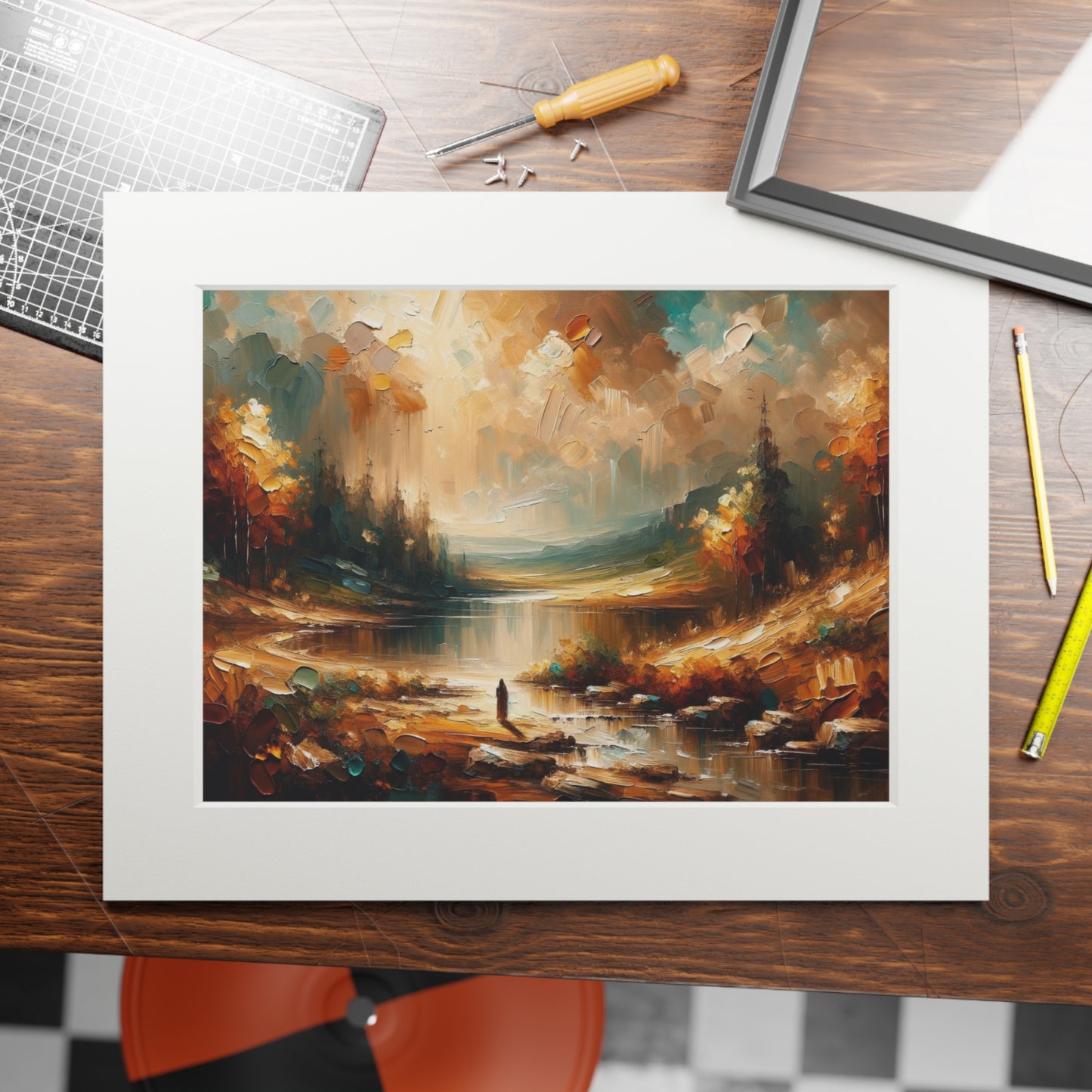 “God Is for Us” – Biblical Art Print | Inspired by Romans 8:31–32