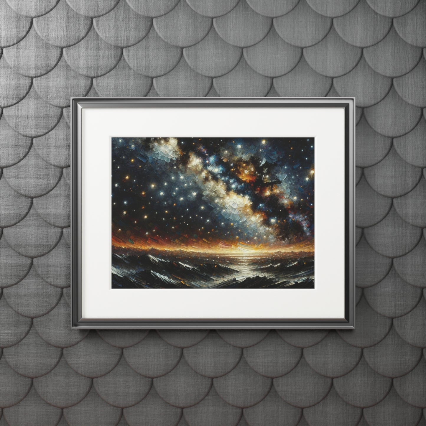 “Named Among the Stars” – Biblical Art Print | Inspired by Psalm 147:4