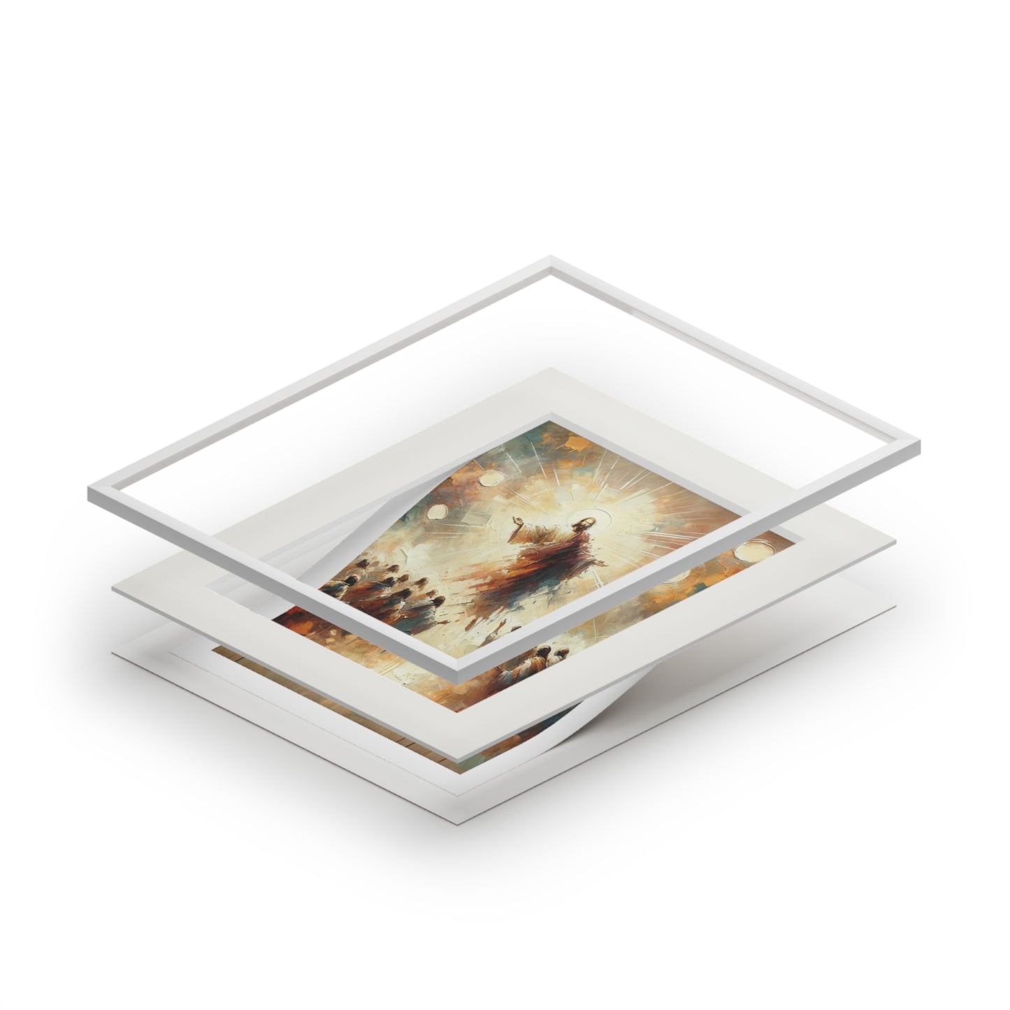 “Sufficient Grace” – Biblical Art Print | Inspired by 2 Corinthians 12:9