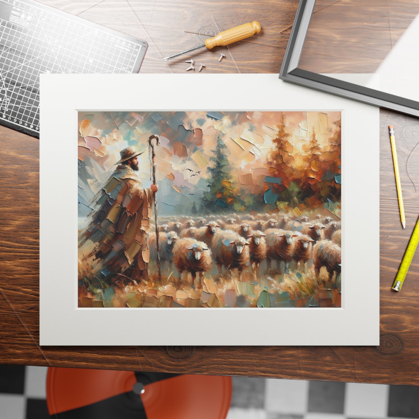 “Never Forsaken” – Biblical Art Print | Inspired by Hebrews 13:5