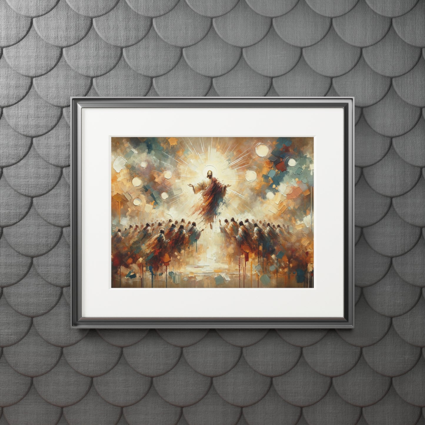 “Sufficient Grace” – Biblical Art Print | Inspired by 2 Corinthians 12:9