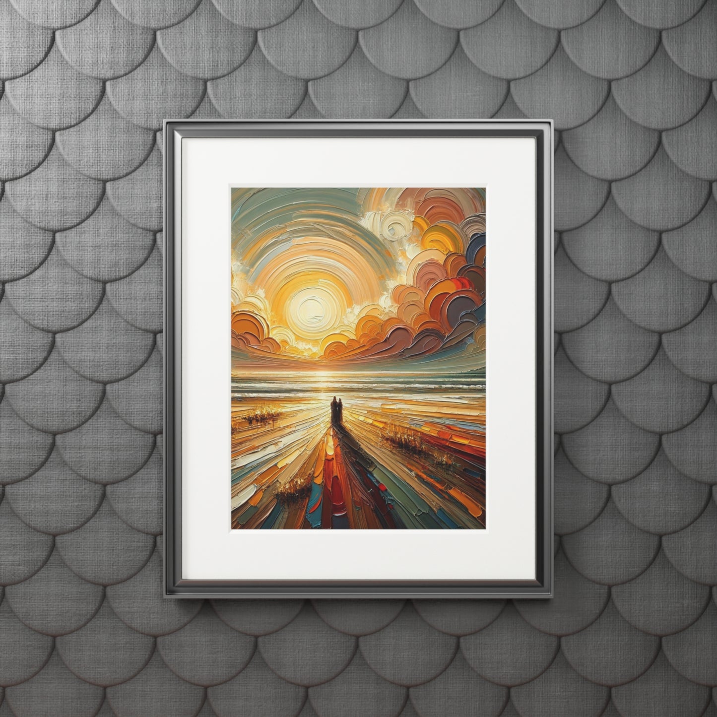 “The Peace That Guards” – Biblical Art Print | Inspired by Philippians 4:6–7