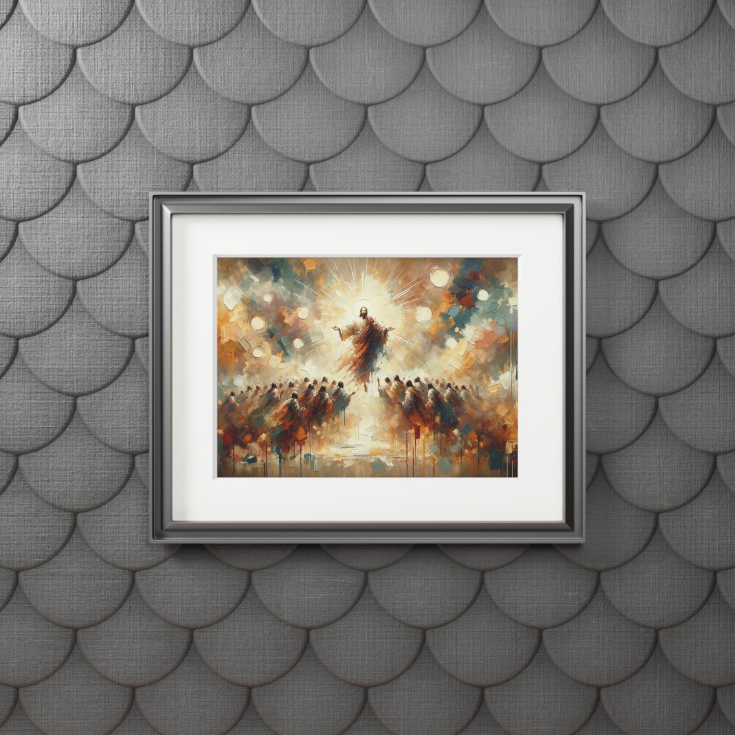 “Sufficient Grace” – Biblical Art Print | Inspired by 2 Corinthians 12:9