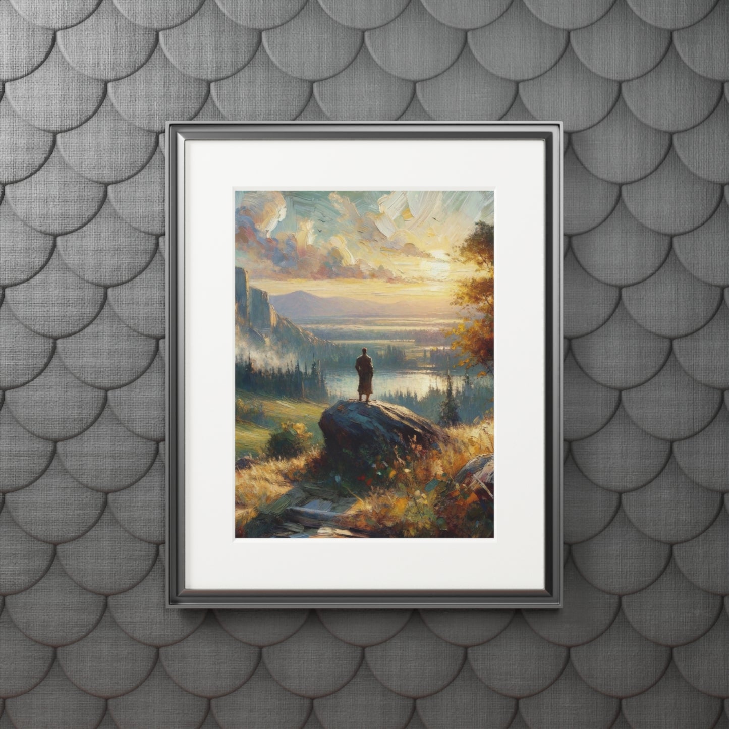 “The Measure of the Soul” – Biblical Art Print | Inspired by Luke 9:25