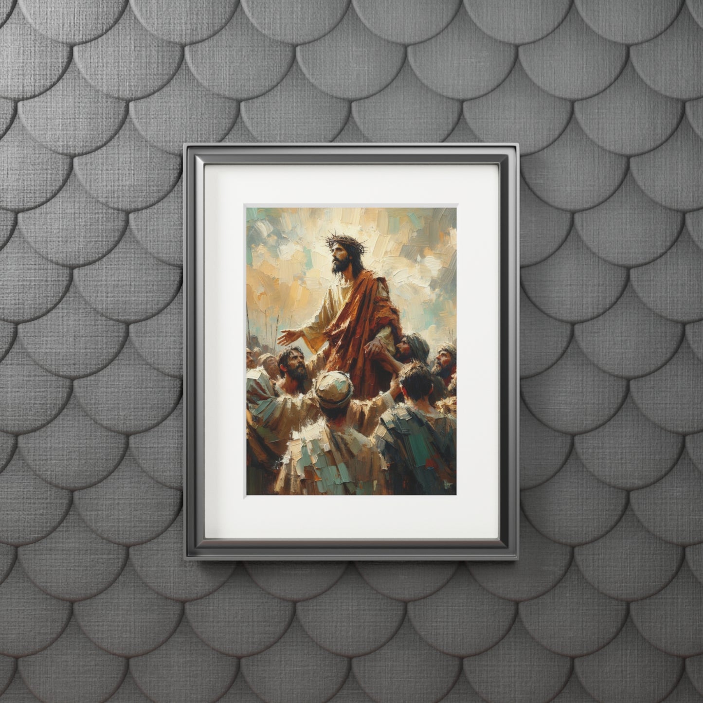 “Lift My Eyes to the Mountains” – Christian Inspired Artwork | Psalm 121:1-2 Inspired Print
