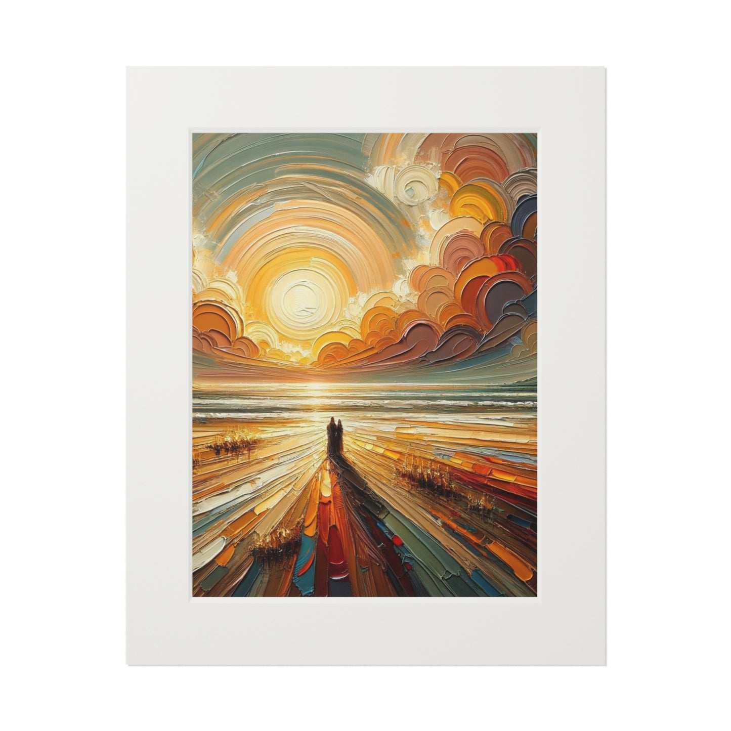 “The Peace That Guards” – Biblical Art Print | Inspired by Philippians 4:6–7