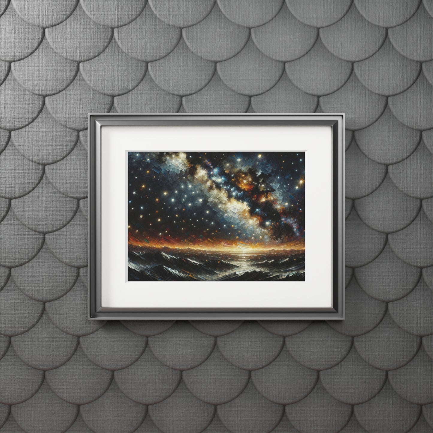 “Named Among the Stars” – Biblical Art Print | Inspired by Psalm 147:4