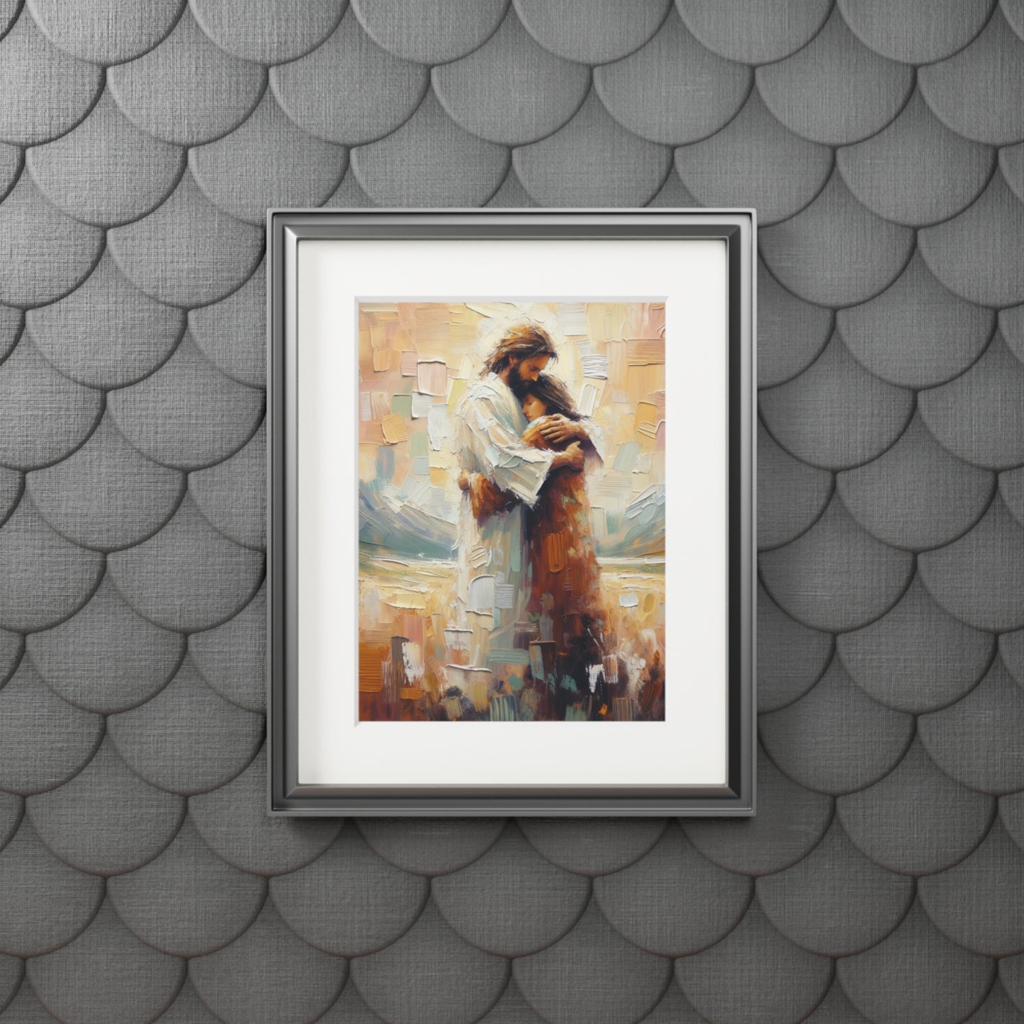 “Enveloped in Grace” – Biblical Art Print | Inspired by Psalm 139:5
