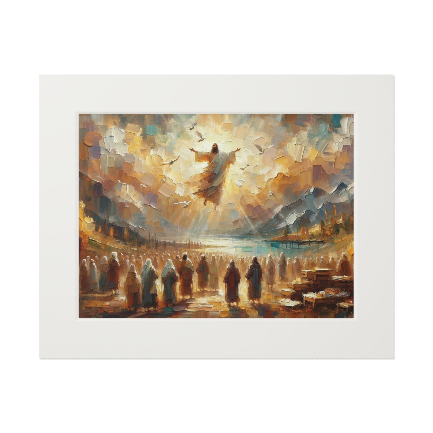 “The Watchful Eye” – Biblical Art Print | Inspired by 2 Chronicles 16:9