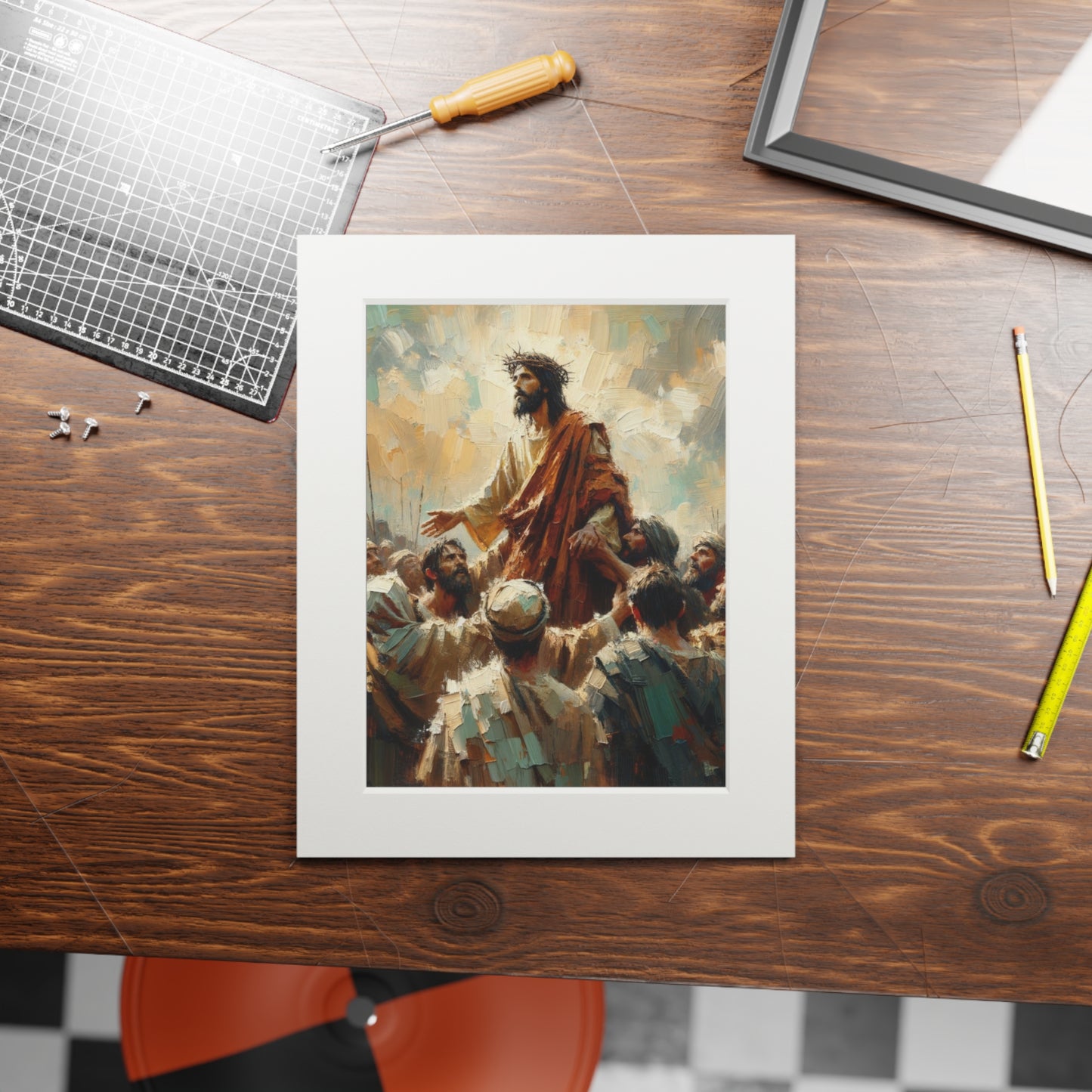 “Lift My Eyes to the Mountains” – Christian Inspired Artwork | Psalm 121:1-2 Inspired Print