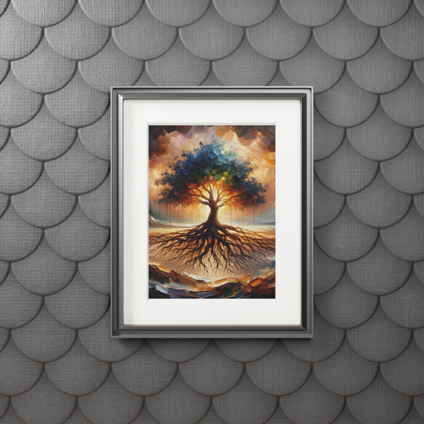 “Faith Unseen” – Biblical Art Print | Inspired by Hebrews 11:1
