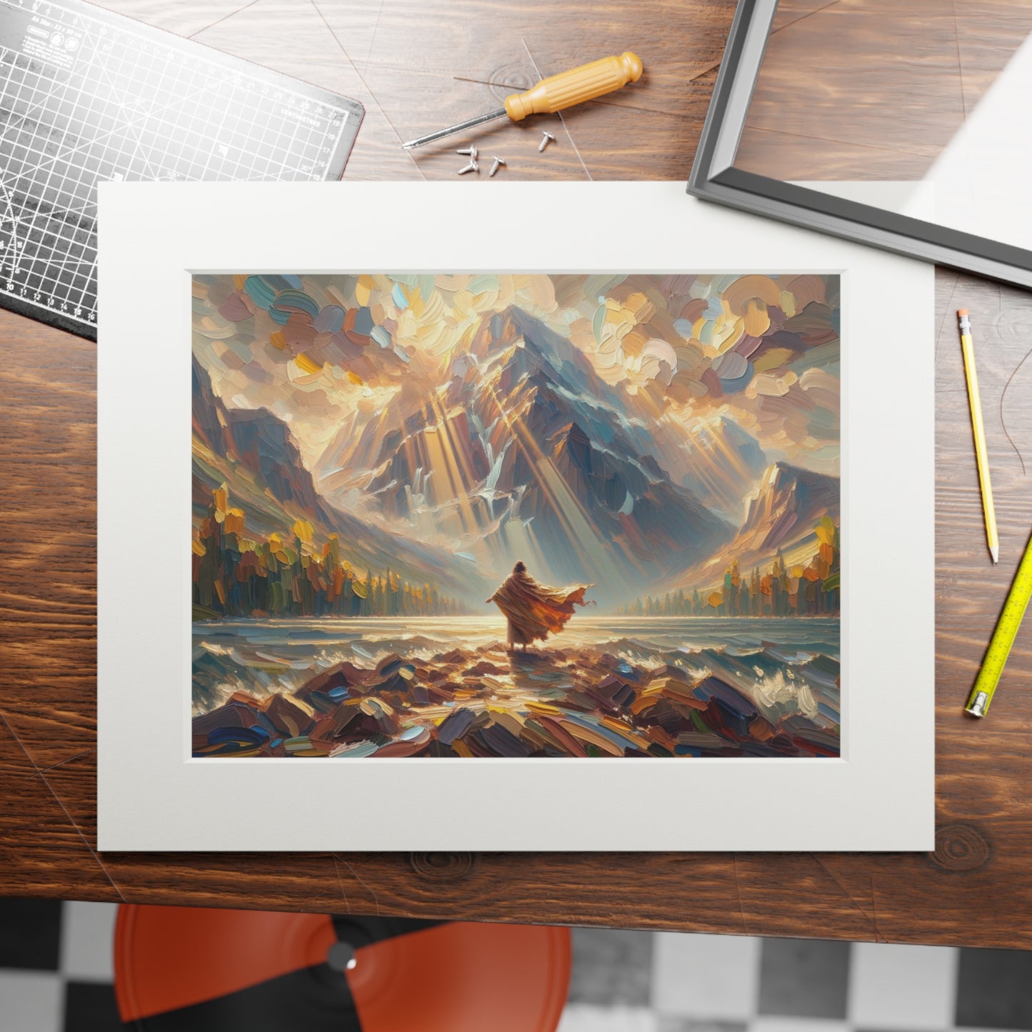 “Strength Through Christ” – Biblical Art Print | Inspired by Philippians 4:13