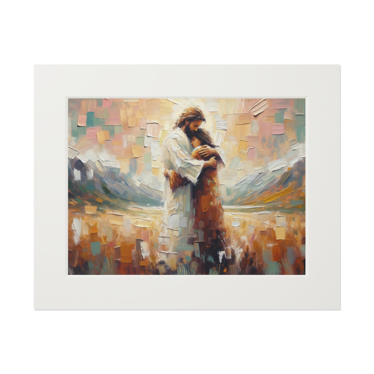 “Enveloped in Grace” – Biblical Art Print | Inspired by Psalm 139:5