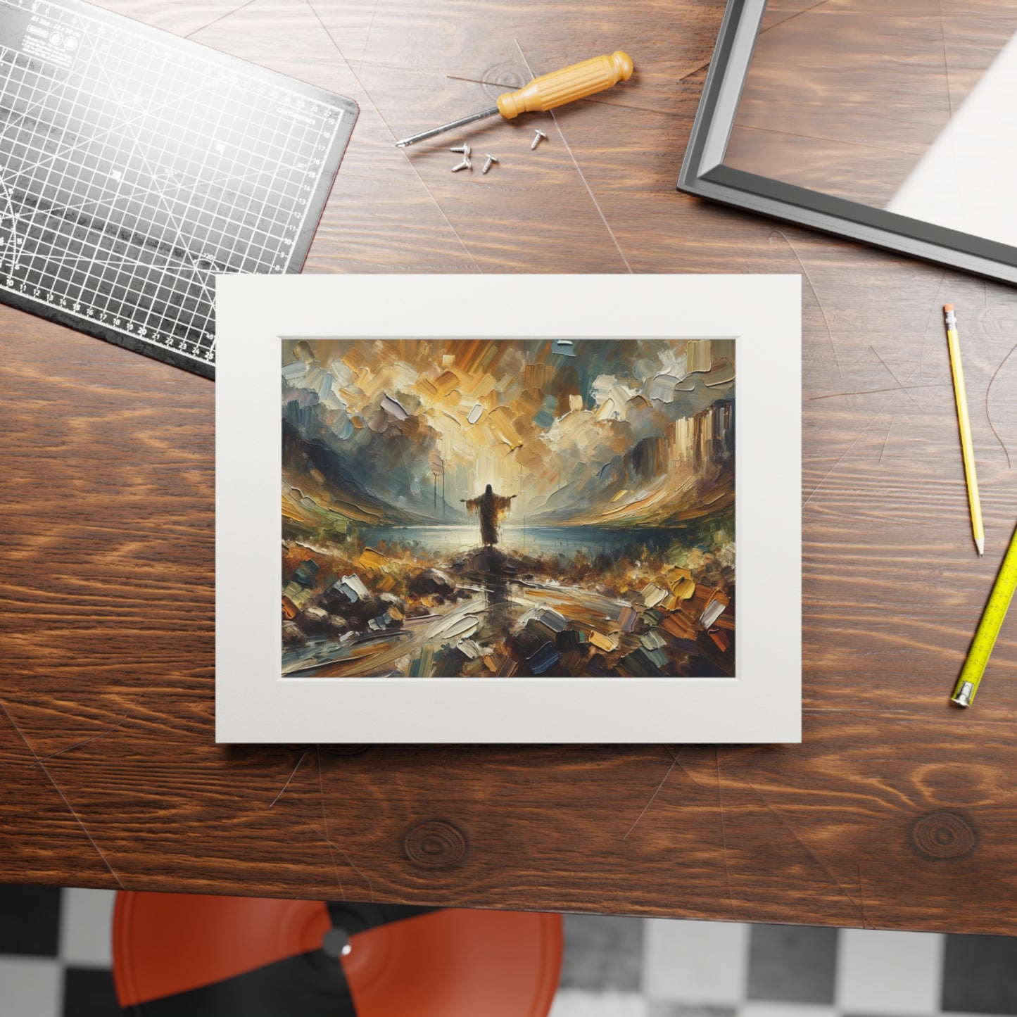 “Thy Word is a Lamp” - Psalm 119:105 Inspired Art Print | Spiritual Home Decor