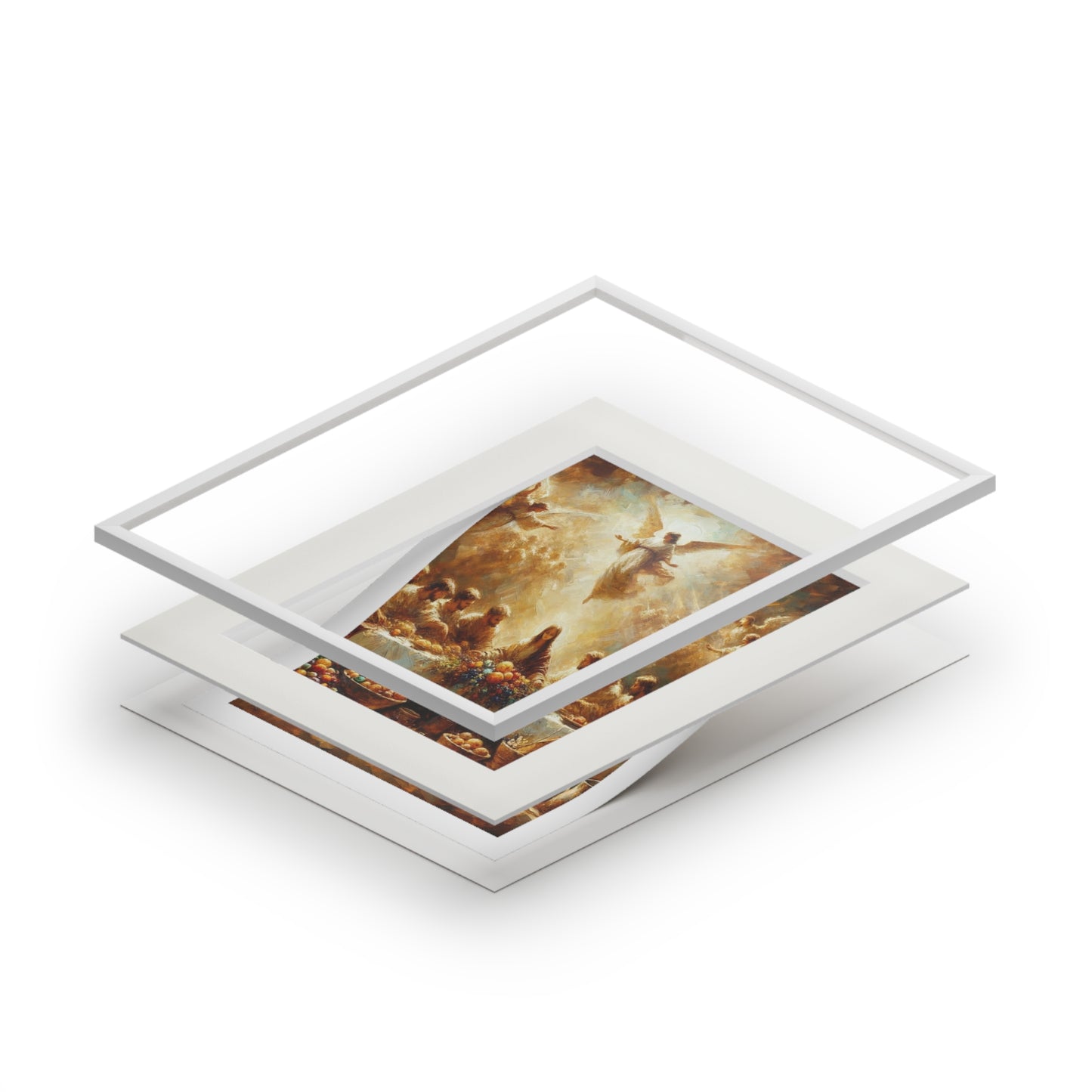 “My Cup Overflows” – Biblical Art Print | Inspired by Psalm 23:5–6