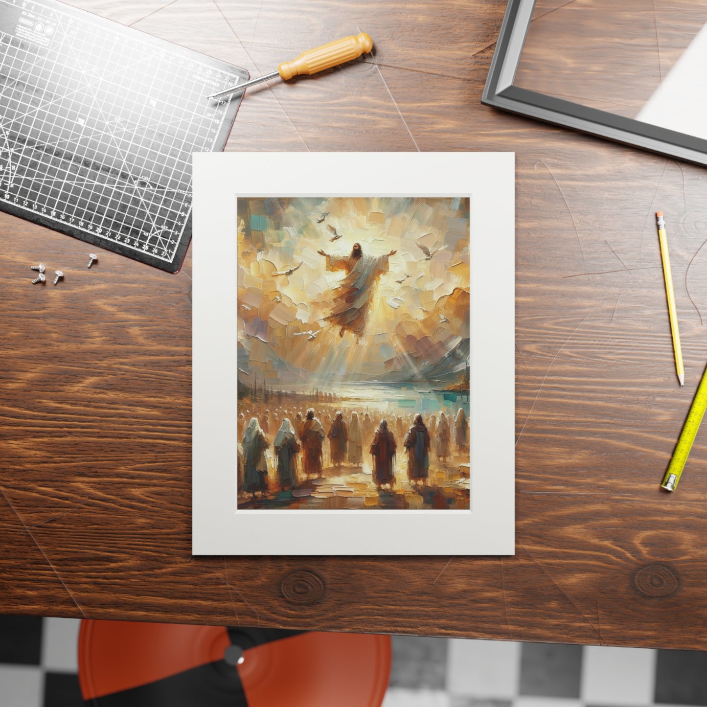 “The Watchful Eye” – Biblical Art Print | Inspired by 2 Chronicles 16:9