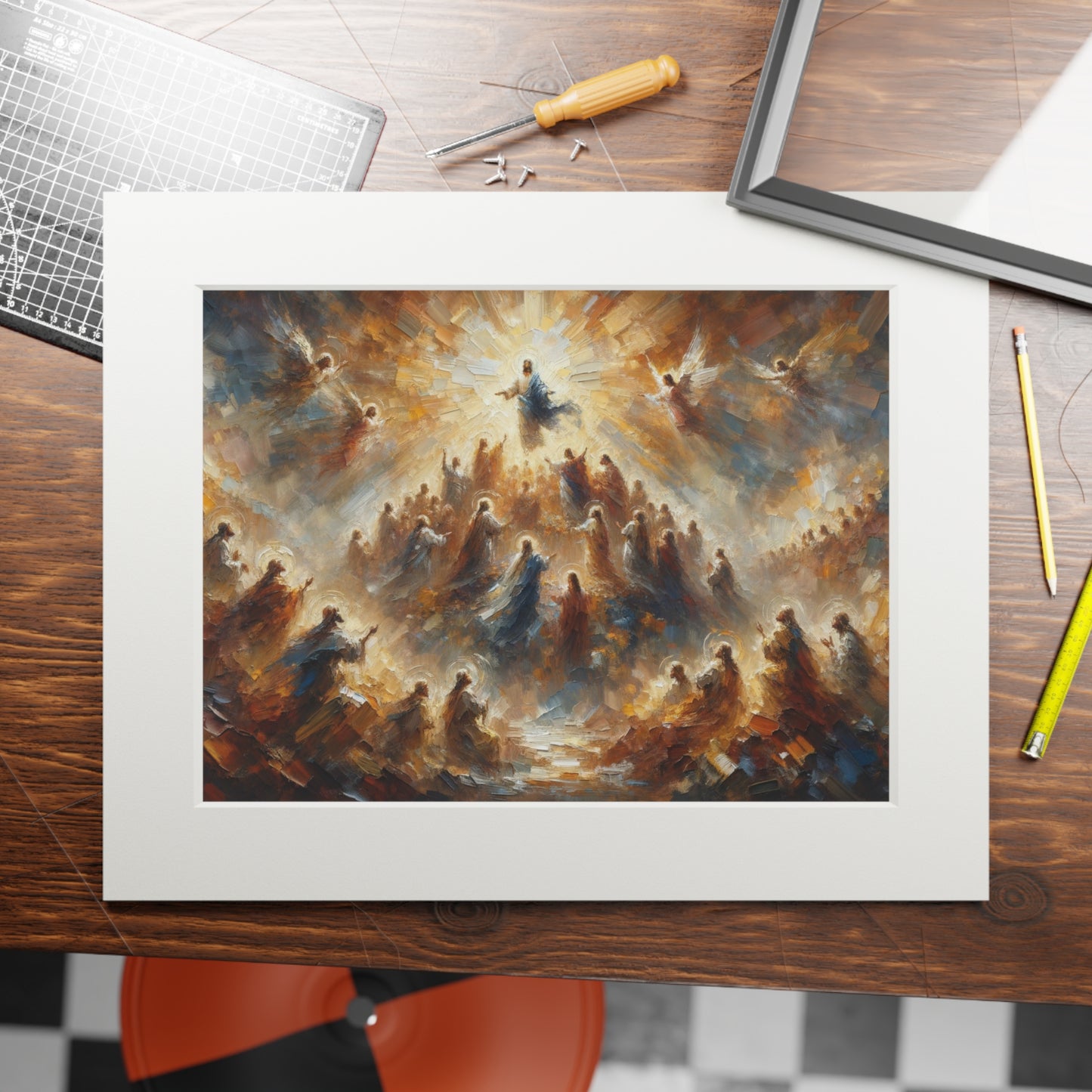 “Gentle Words” - Christian Inspired Artwork | Soothing Abstract Print | Inspired by Proverbs 15:1