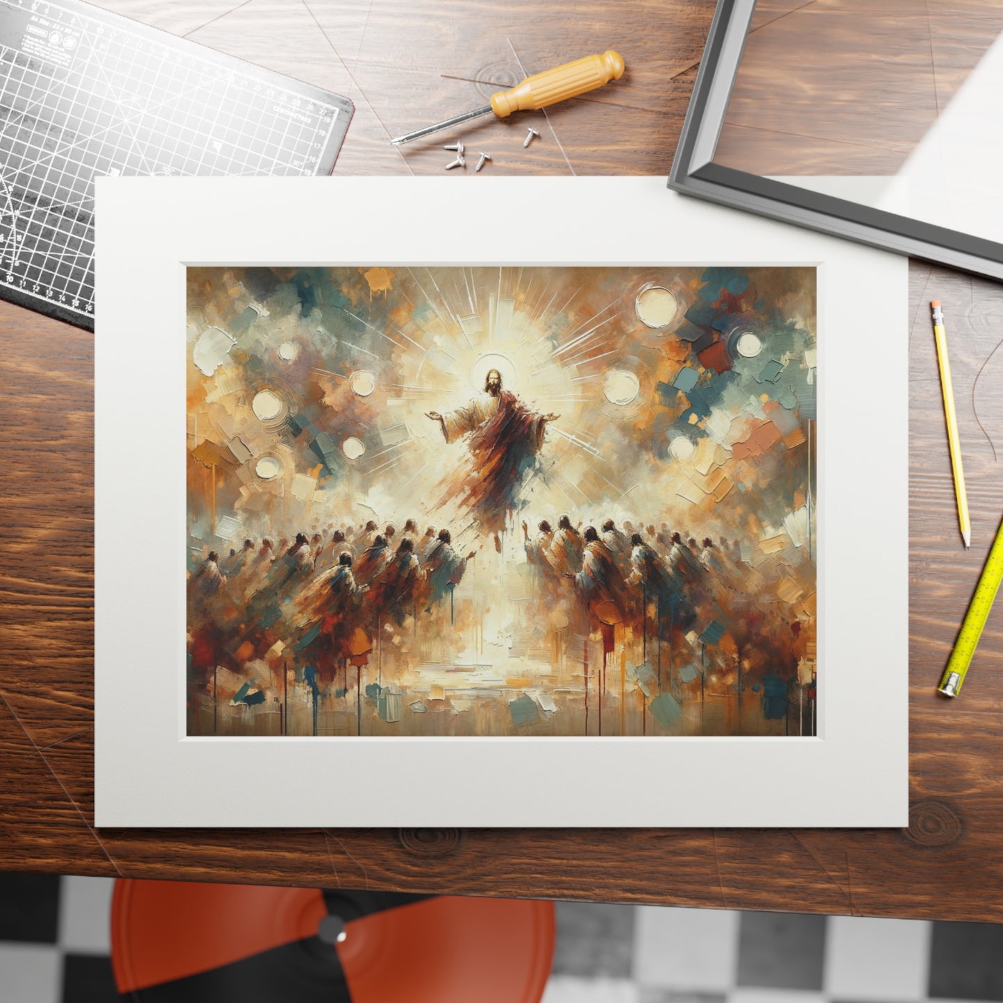 “Sufficient Grace” – Biblical Art Print | Inspired by 2 Corinthians 12:9