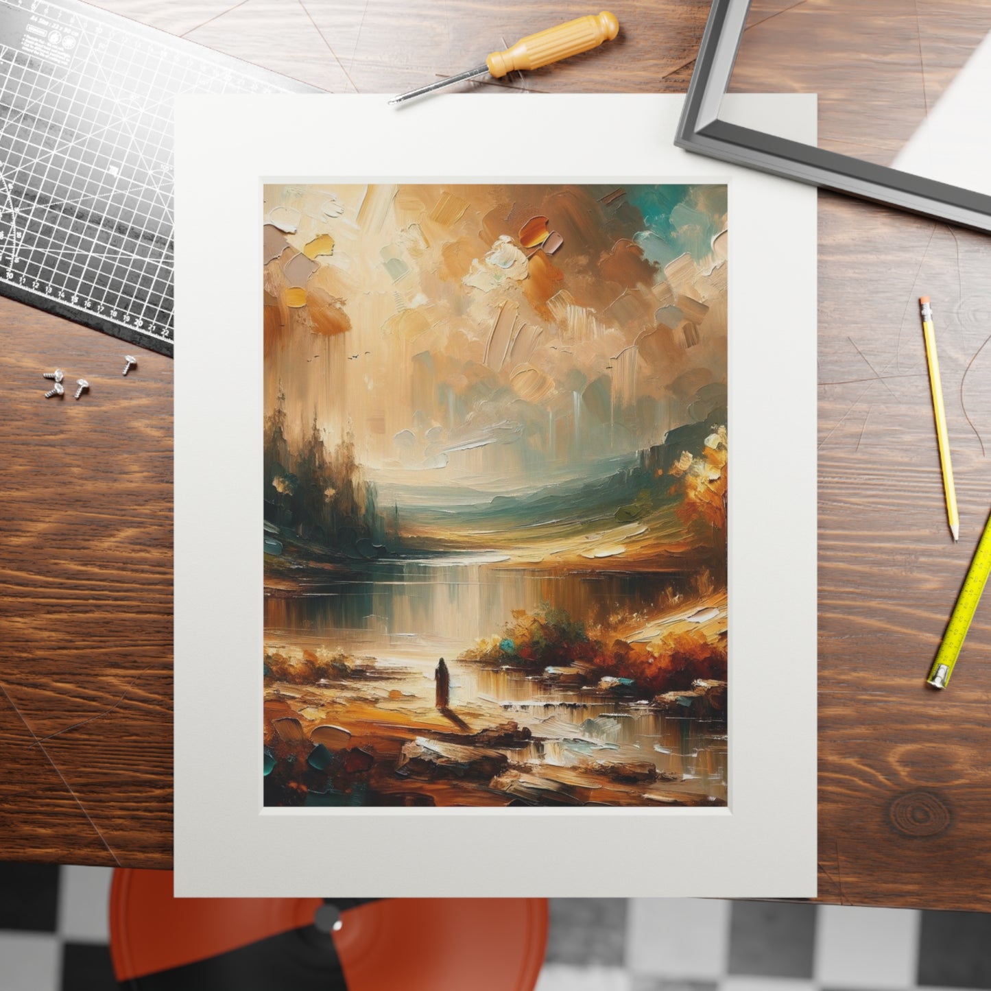 “God Is for Us” – Biblical Art Print | Inspired by Romans 8:31–32