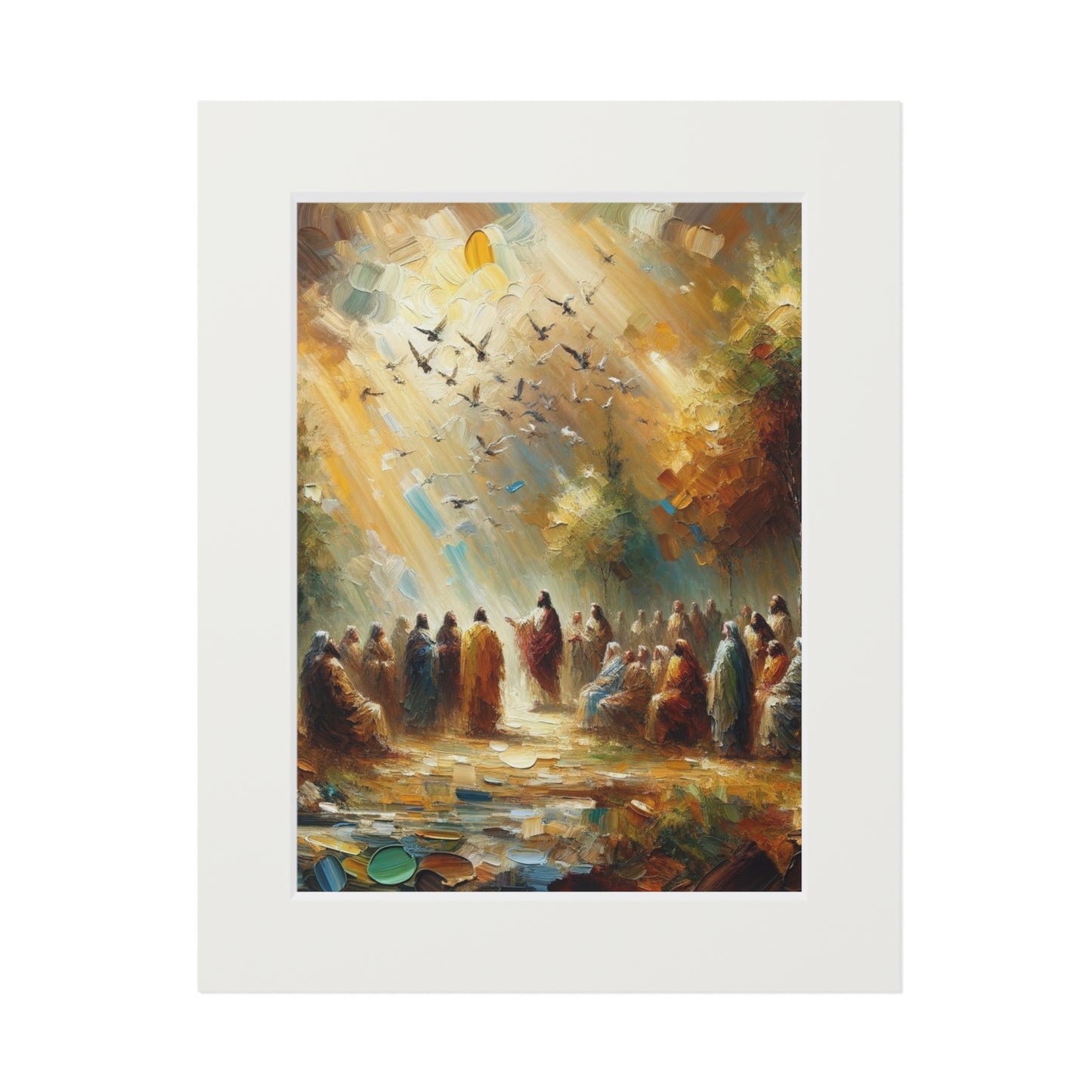 “With You Always” – Biblical Art Print | Inspired by Matthew 28:19–20