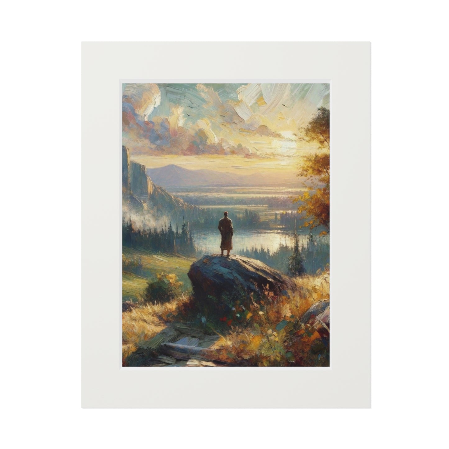 “The Measure of the Soul” – Biblical Art Print | Inspired by Luke 9:25