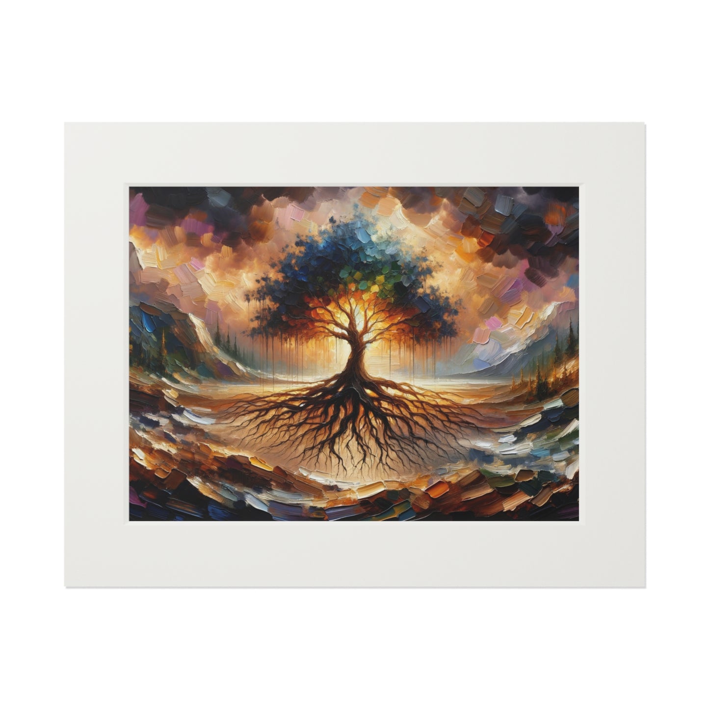 “Faith Unseen” – Biblical Art Print | Inspired by Hebrews 11:1