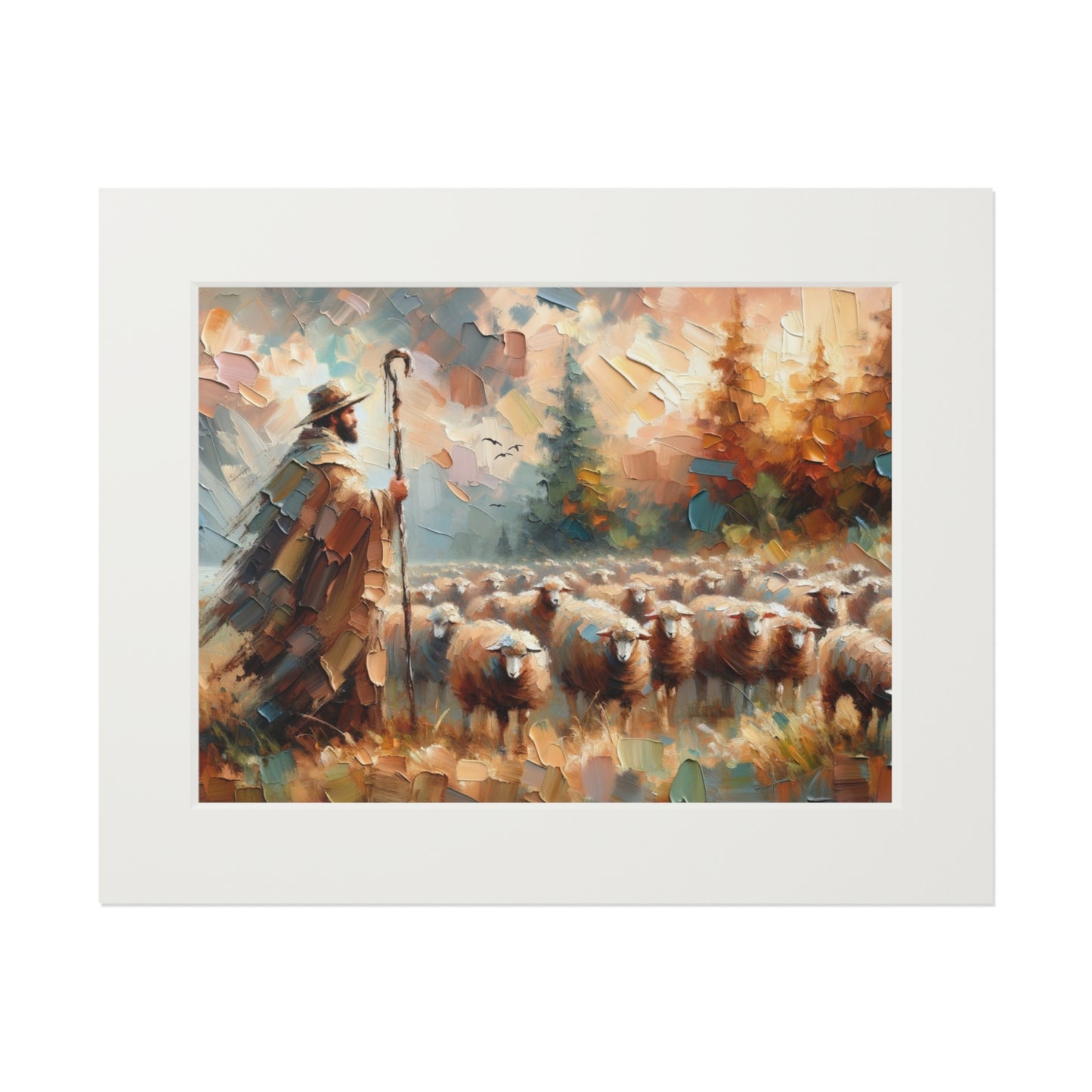 “Never Forsaken” – Biblical Art Print | Inspired by Hebrews 13:5