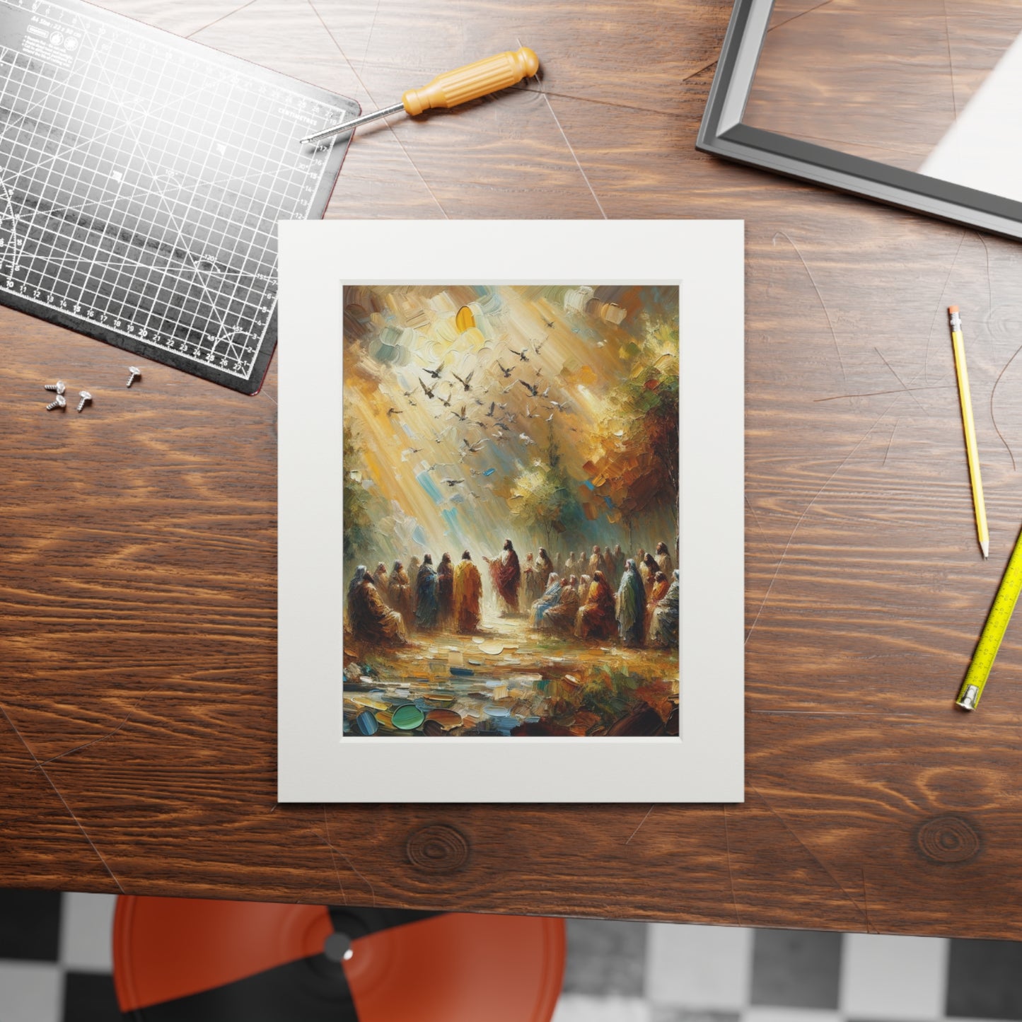 “With You Always” – Biblical Art Print | Inspired by Matthew 28:19–20