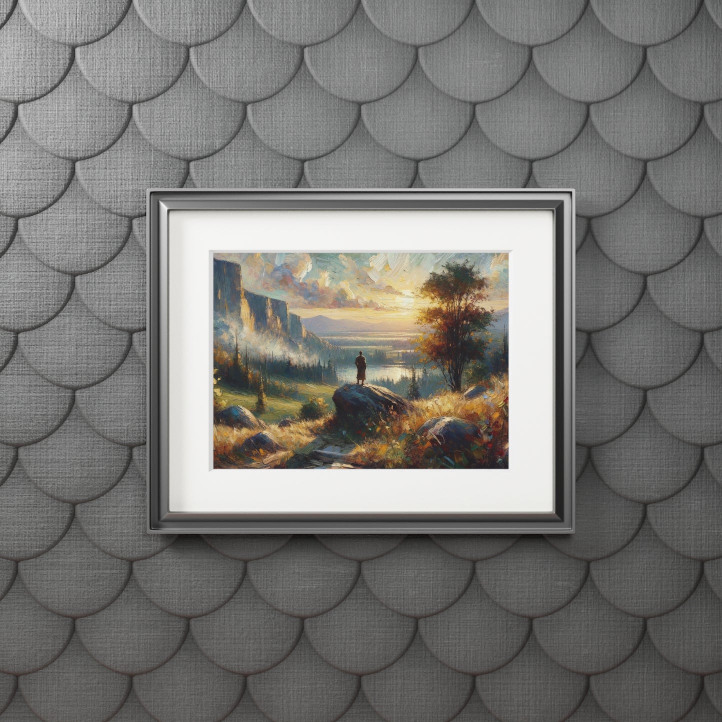 “The Measure of the Soul” – Biblical Art Print | Inspired by Luke 9:25