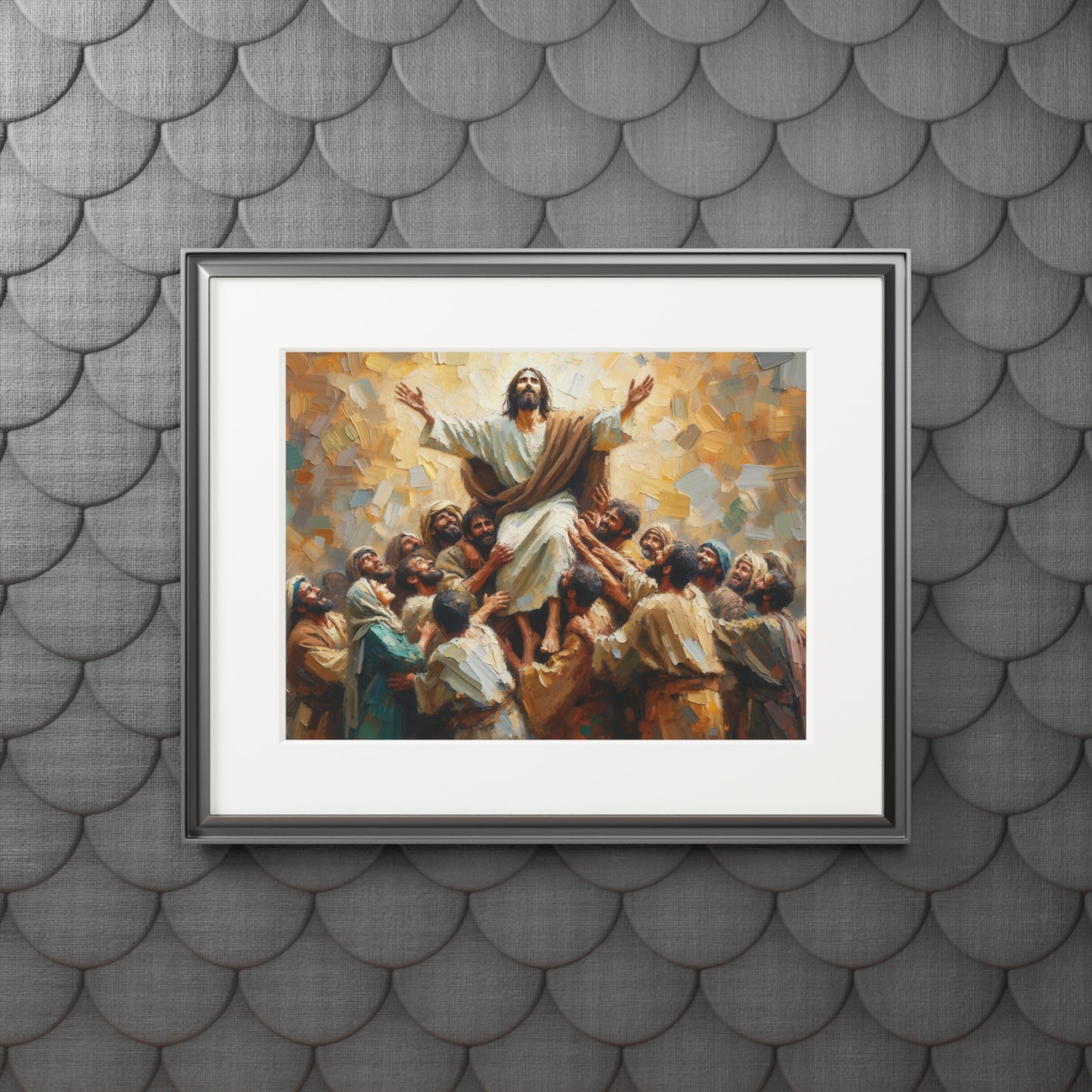 “The Savior’s Mission” – Biblical Art Print | Inspired by John 3:17