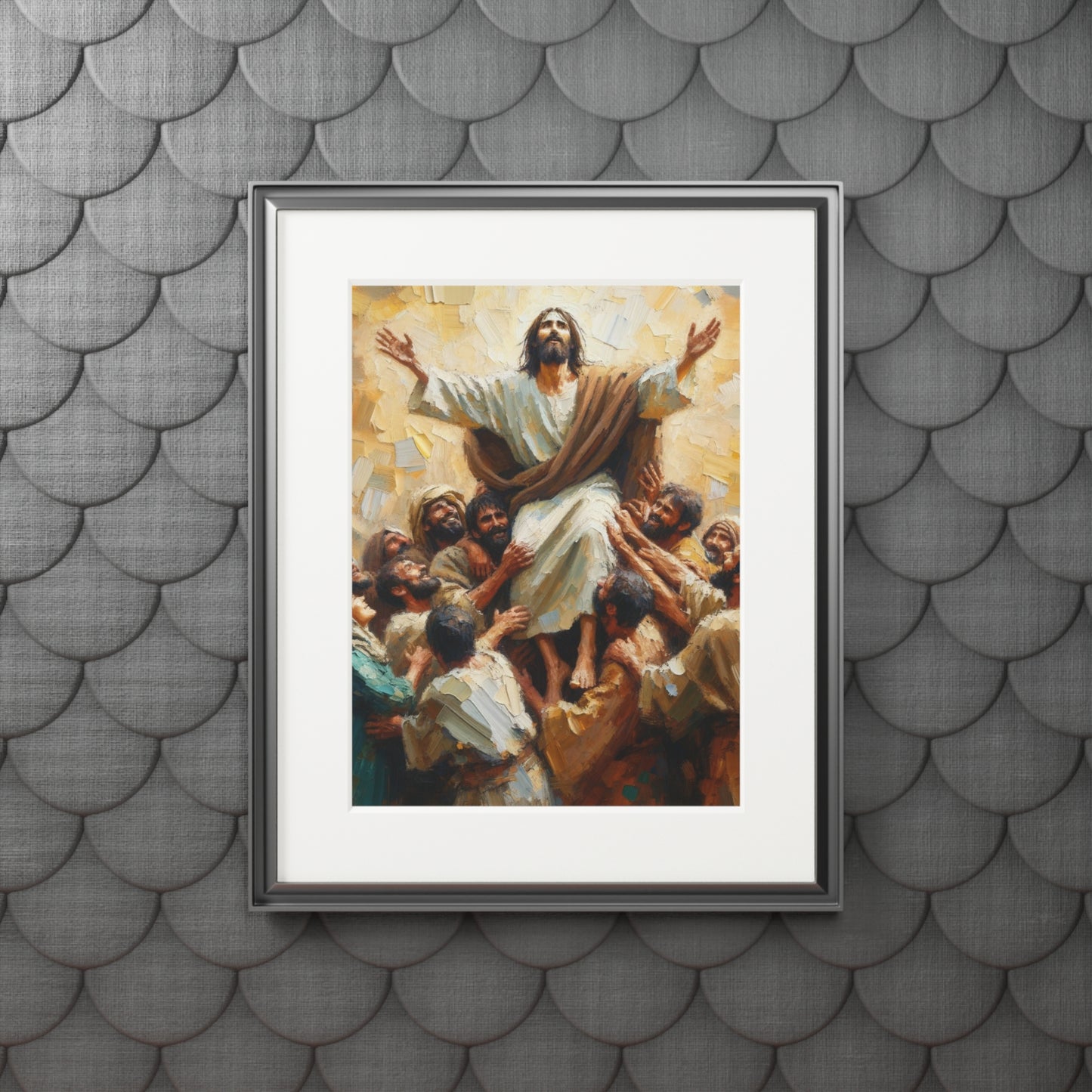 “The Savior’s Mission” – Biblical Art Print | Inspired by John 3:17