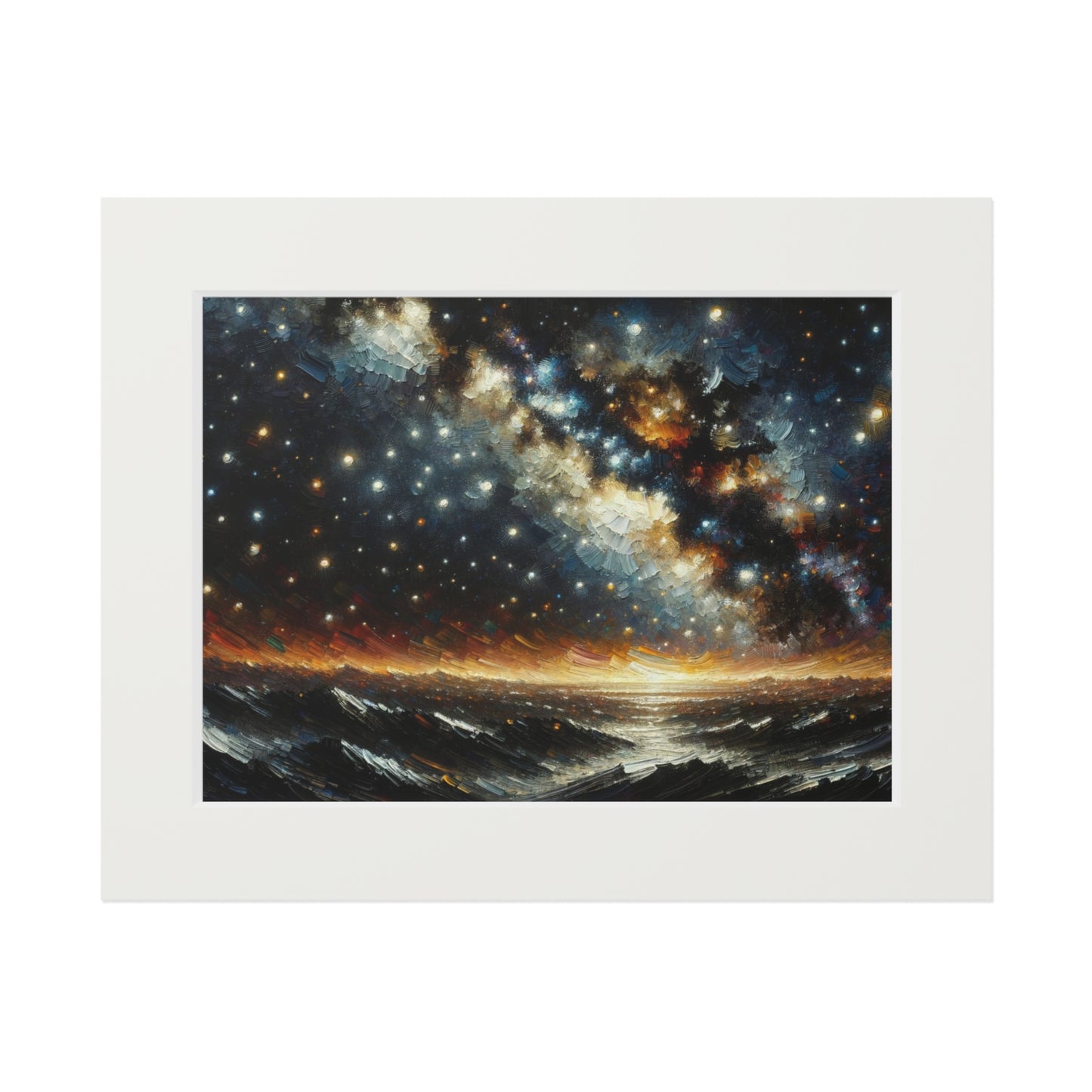 “Named Among the Stars” – Biblical Art Print | Inspired by Psalm 147:4