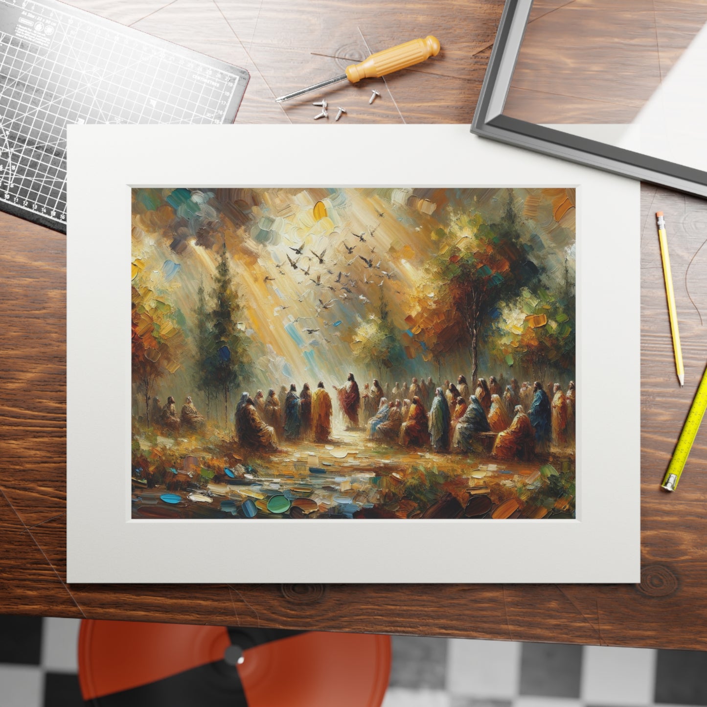 “With You Always” – Biblical Art Print | Inspired by Matthew 28:19–20