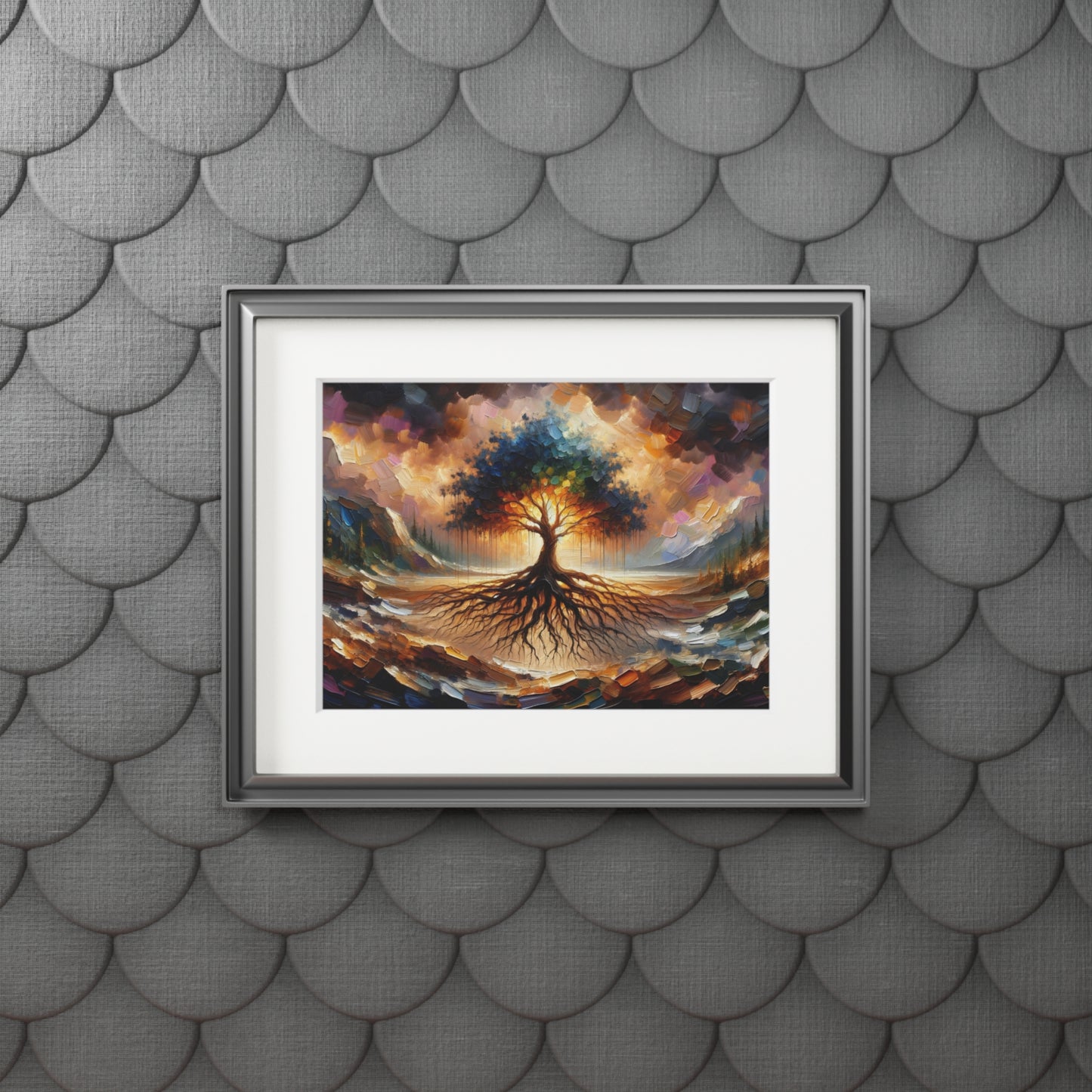“Faith Unseen” – Biblical Art Print | Inspired by Hebrews 11:1