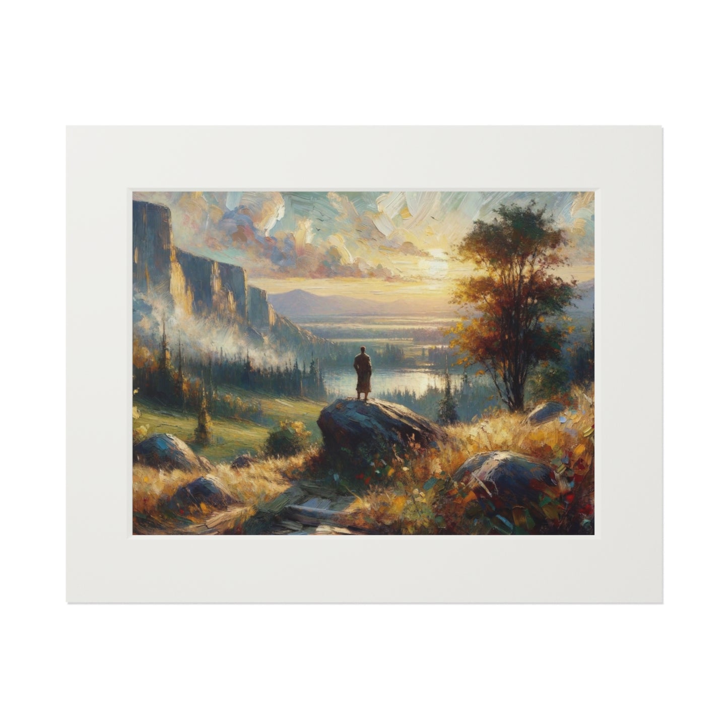 “The Measure of the Soul” – Biblical Art Print | Inspired by Luke 9:25