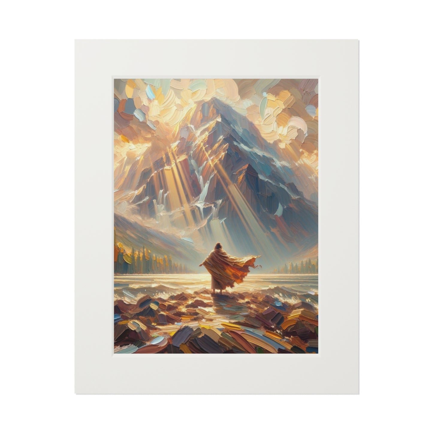 “Strength Through Christ” – Biblical Art Print | Inspired by Philippians 4:13