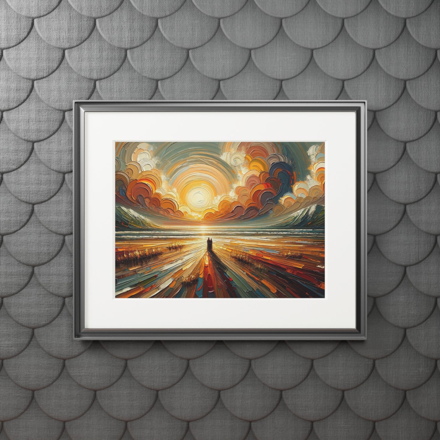 “The Peace That Guards” – Biblical Art Print | Inspired by Philippians 4:6–7