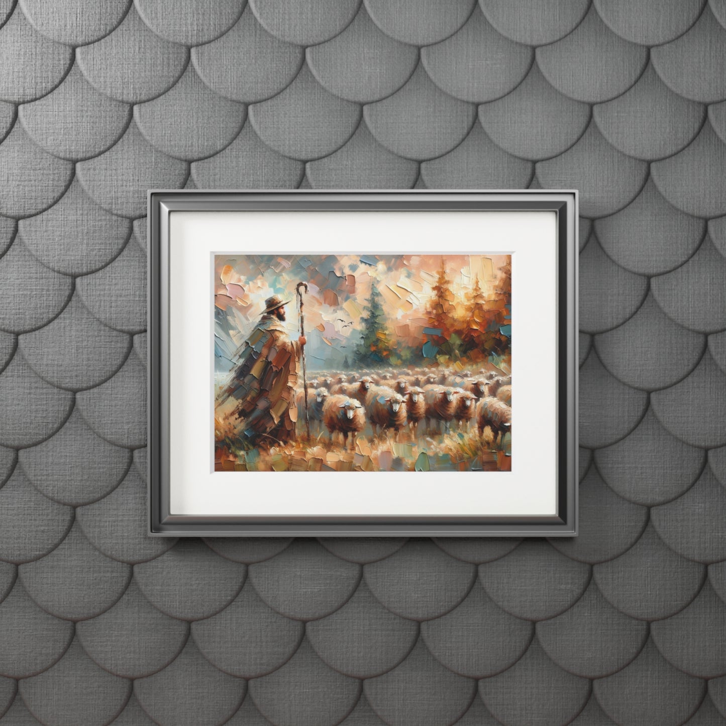 “Never Forsaken” – Biblical Art Print | Inspired by Hebrews 13:5