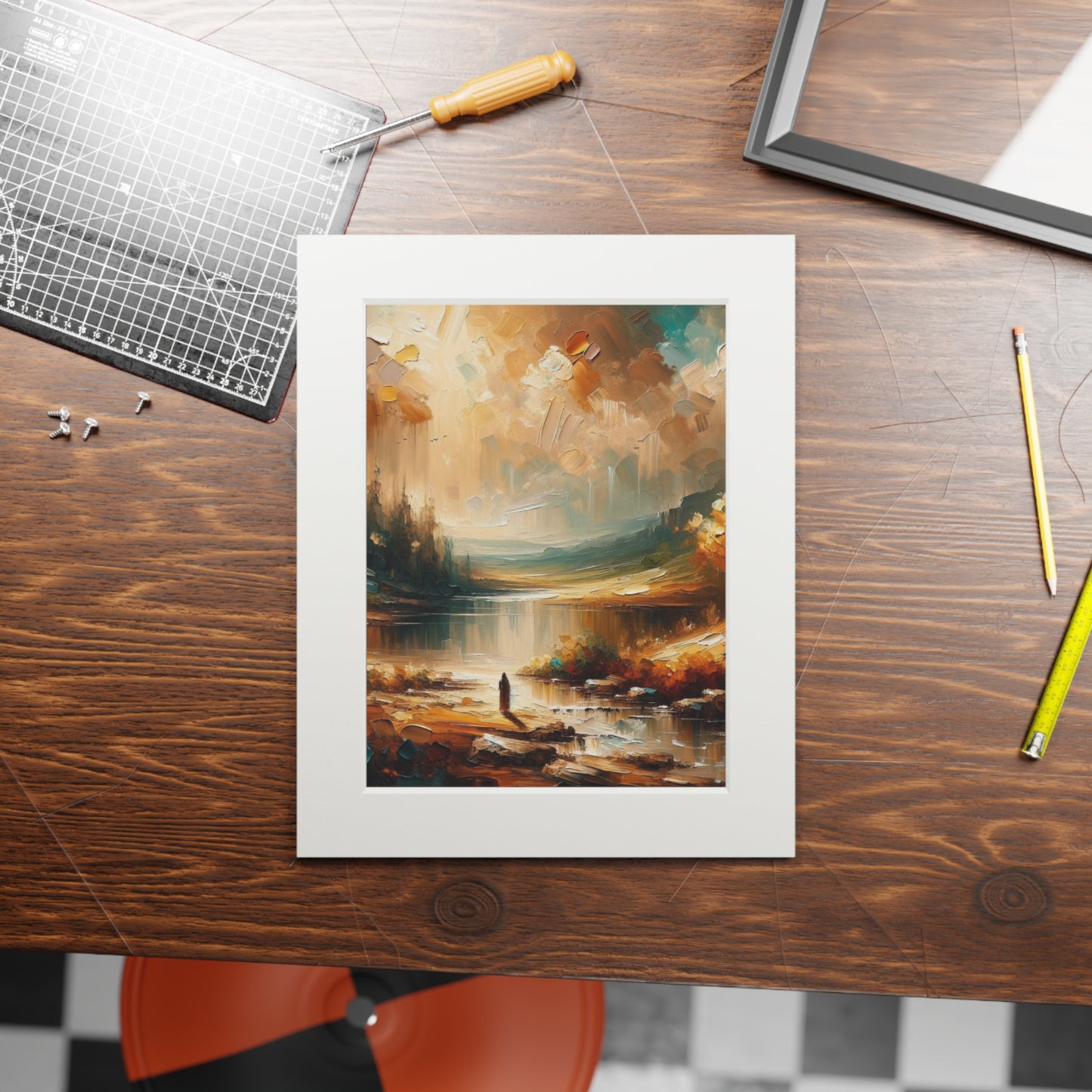 “God Is for Us” – Biblical Art Print | Inspired by Romans 8:31–32