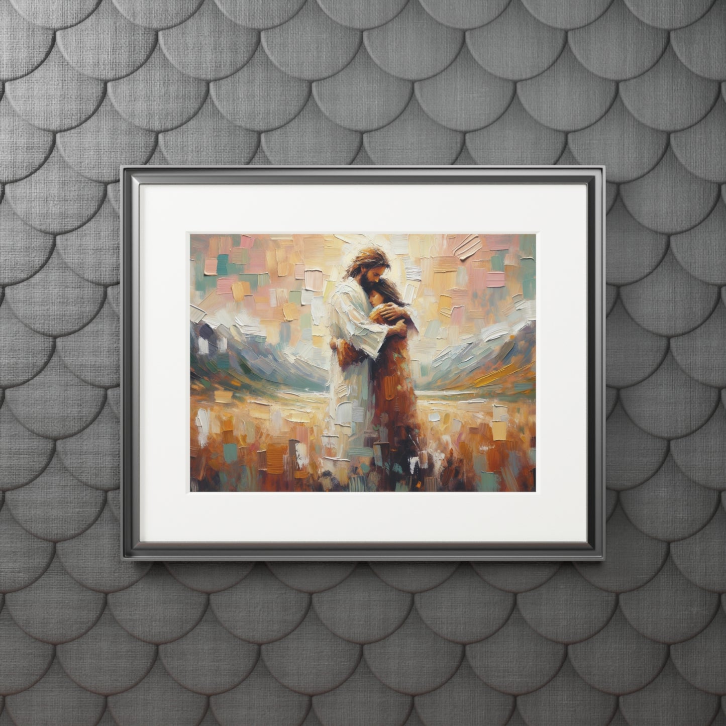 “Enveloped in Grace” – Biblical Art Print | Inspired by Psalm 139:5