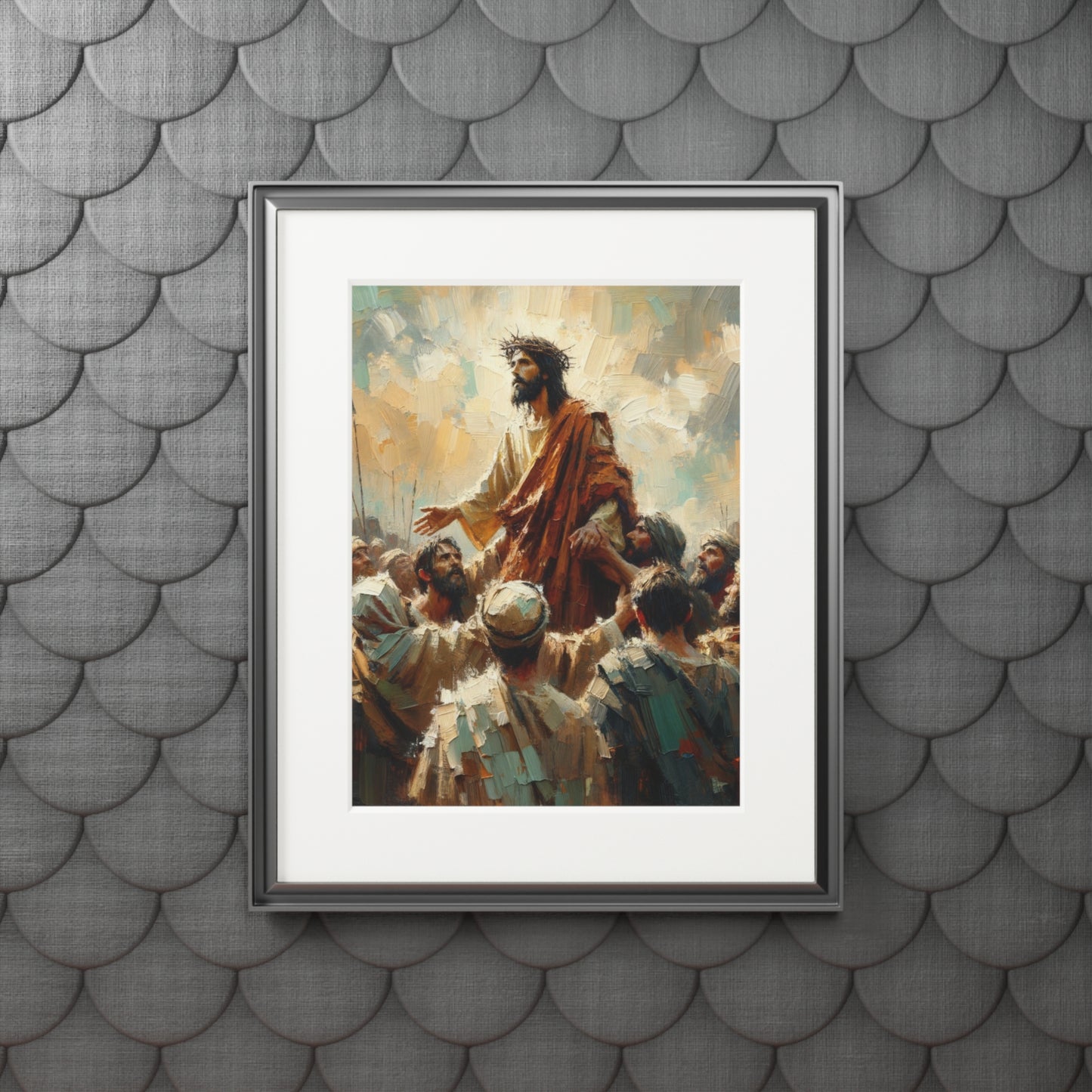 “Lift My Eyes to the Mountains” – Christian Inspired Artwork | Psalm 121:1-2 Inspired Print