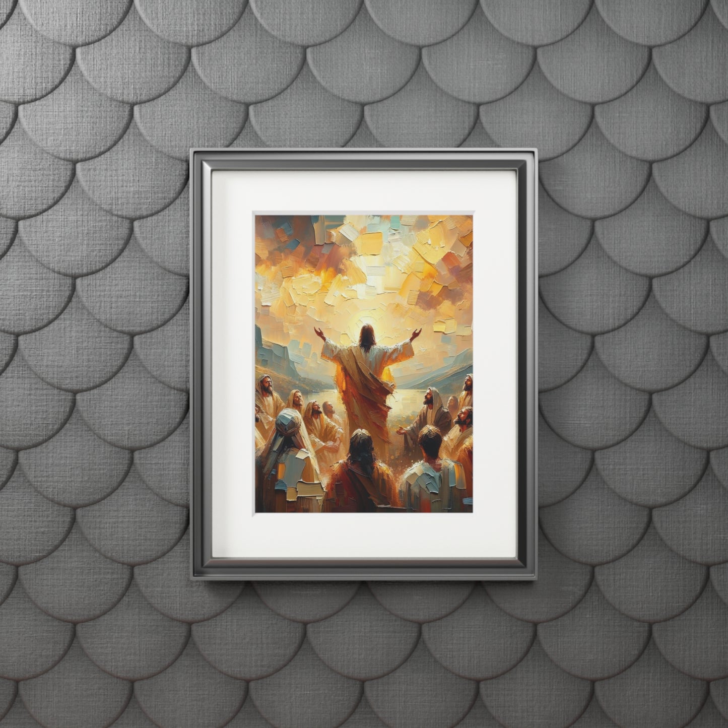 “The Living Truth” – Biblical Art Print | Inspired by Matthew 16:16